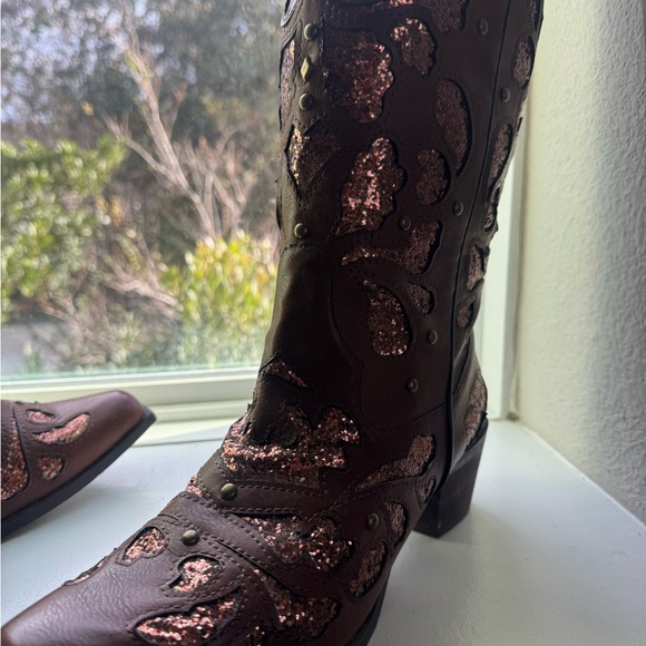 Southern Fried Chics Cowgirl Glitter Boots - Picture 5 of 6